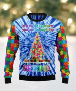 Autism Christmas Tree Ugly Christmas Sweater