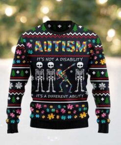 Autism It’S Not A Disability Ugly Christmas Sweater