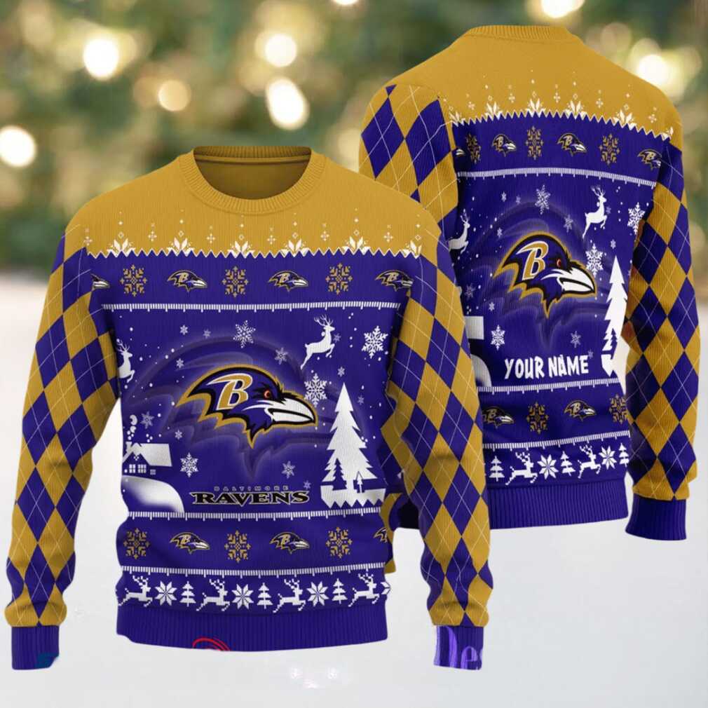 Baltimore Ravens NFL Ugly Christmas Sweaters Baltimore Ravens NFL Ugly Christmas Sweaters