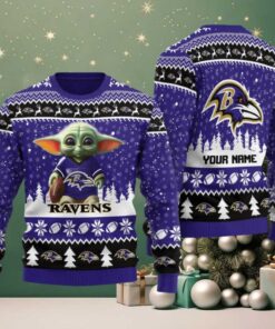 Baltimore Ravens Ugly Christmas Sweater BGSWT639