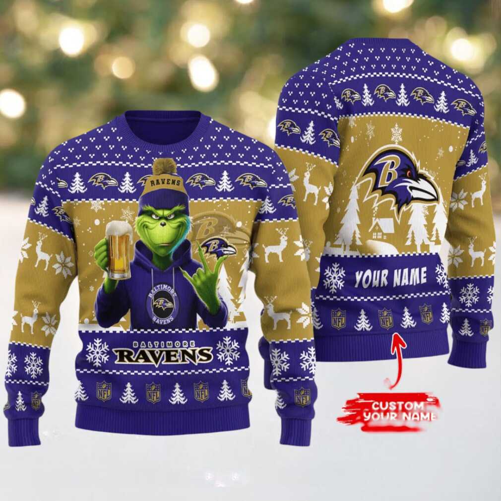Baltimore Ravens Ugly Christmas Sweater BGSWT709 Baltimore Ravens Ugly Christmas Sweater BGSWT709