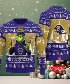 Baltimore Ravens Ugly Christmas Sweater BGSWT709