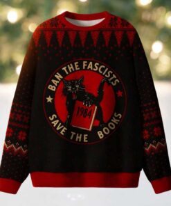 Ban the Fascists Save the Books Sweater
