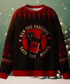Ban the Fascists Save the Books Sweater