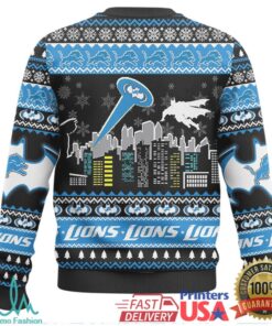 Batman I Am Vengeance Detroit Lions Ugly Christmas Sweater