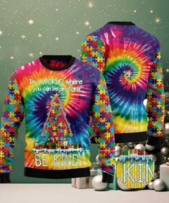 Be Kind Autism Ugly Christmas Sweater