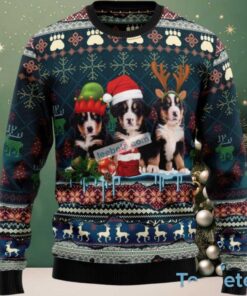 Bernese Mountain Dog Dad Mom Ugly Christmas Sweater, hoodie, sweater, long sleeve and tank top Bernese Mountain Dog Dad Mom Ugly Christmas Sweater