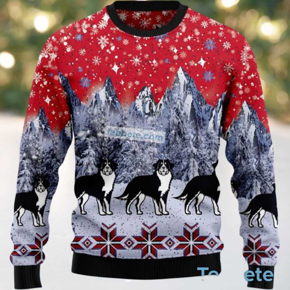 Bernese Mountain Dog Dad Ugly Christmas Sweatshirt Red, hoodie, sweater, long sleeve and tank top Bernese Mountain Dog Dad Ugly Christmas Sweatshirt Red