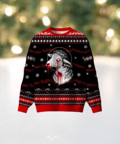 Bloody Lamb Ugly Christmas Sweatshirt