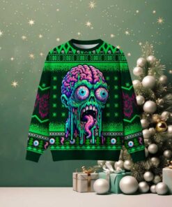 Brain Melt Ugly Christmas Sweatshirt Brain Melt Ugly Christmas Sweatshirt