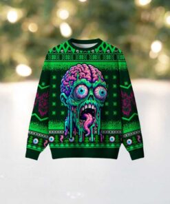 Brain Melt Ugly Christmas Sweatshirt
