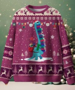 Brontosaurus Book Lover Sweater