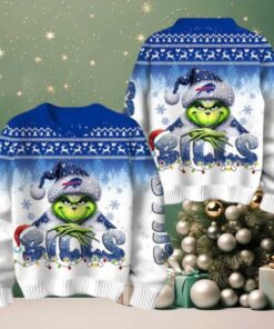 Buffalo Bills Grinch Stolen Christmas Sweater