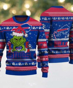 Buffalo Bills NFL Grinch Love Ugly Christmas Sweater