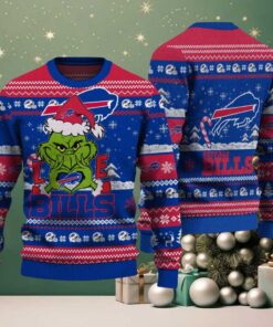 Buffalo Bills NFL Grinch Love Ugly Christmas Sweater