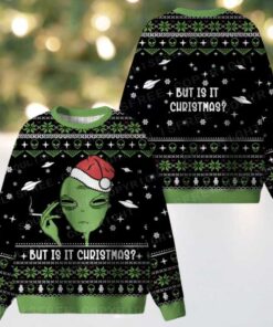 But Is It Christmas Ugly Christmas Knit Sweatshirt