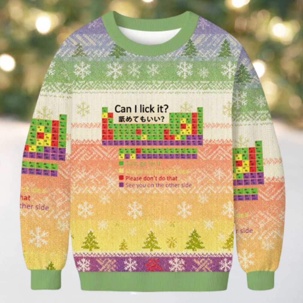 Can I Lick It Christmas Ugly Sweatshirt Can I Lick It Christmas Ugly Sweatshirt
