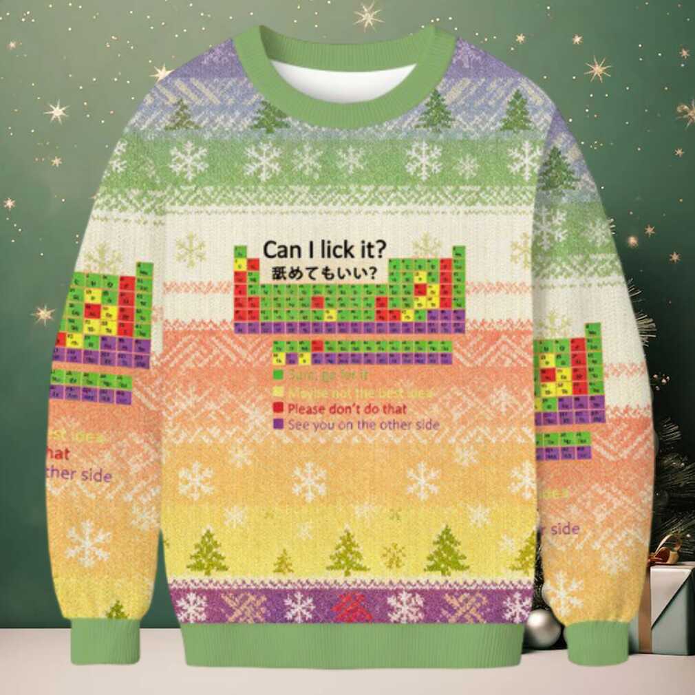Can I Lick It Christmas Ugly Sweatshirt Can I Lick It Christmas Ugly Sweatshirt