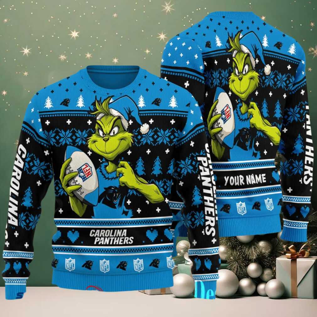 Carolina Panthers Ugly Christmas Sweater BGSWT680 Carolina Panthers Ugly Christmas Sweater BGSWT680
