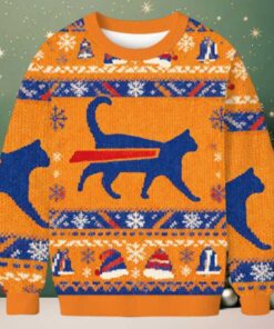 Cat Bills is Buffalo Bills Funny Meme Christmas Ugly Sweatshirt