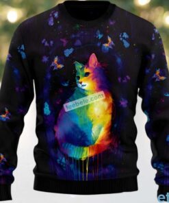 Cat Colorful Naughty Ugly Sweater Cat Colorful Naughty Ugly Sweater
