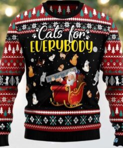Cat For Everybody Family Ugly Christmas Sweaters Cat For Everybody Family Ugly Christmas Sweaters