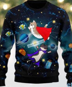 Cat Galaxy Ladies Ugly Christmas Sweater Cat Galaxy Ladies Ugly Christmas Sweater