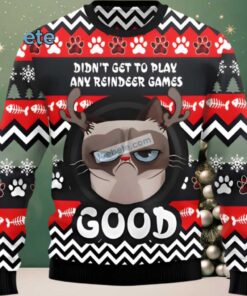 Cat Good Ugly Christmas Sweater