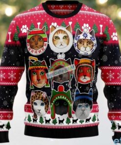 Cat In Winter Ugliest Ugly Christmas Sweater Cat In Winter Ugliest Ugly Christmas Sweater