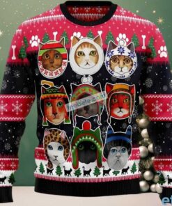 Cat In Winter Ugliest Ugly Christmas Sweater