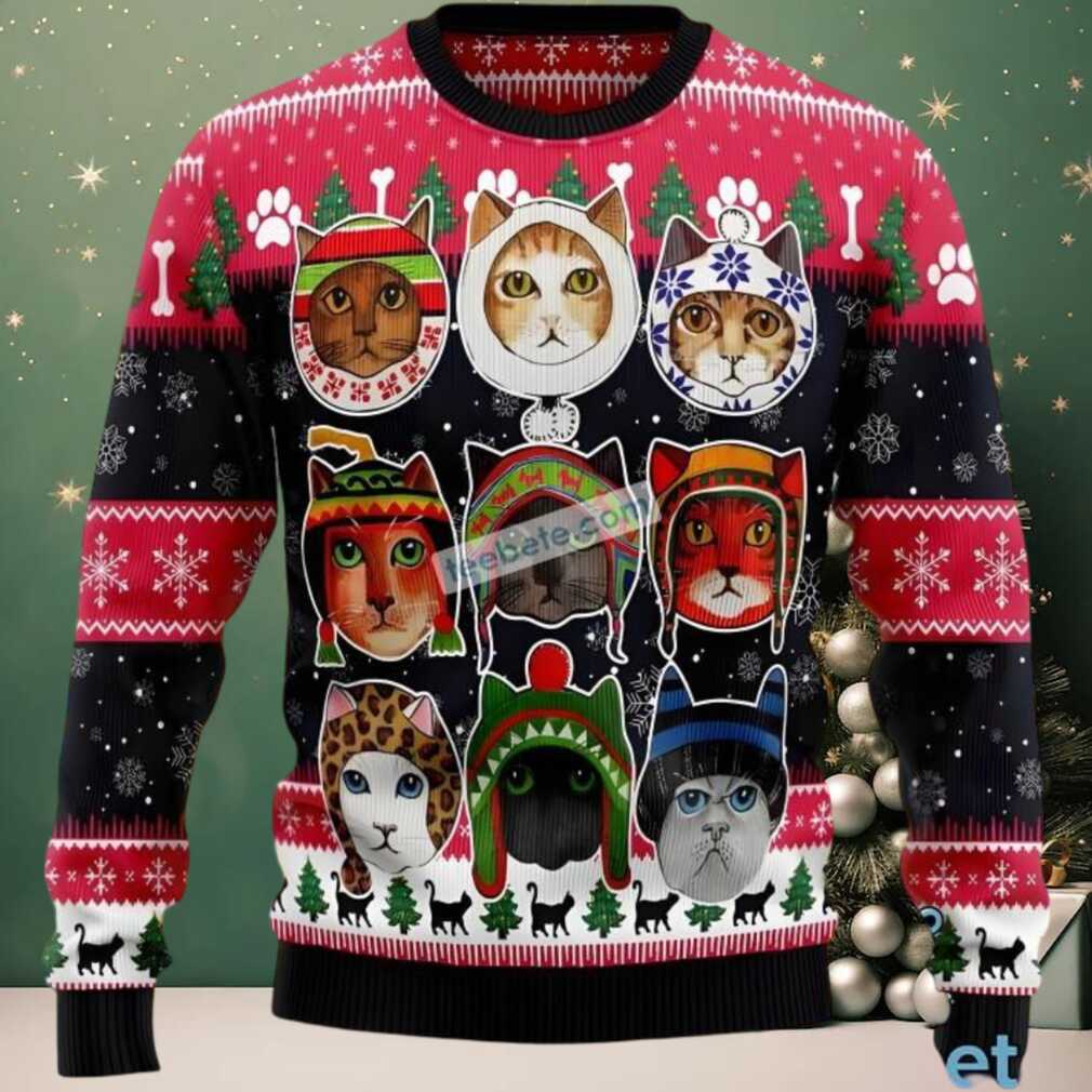 Cat In Winter Ugliest Ugly Christmas Sweater Cat In Winter Ugliest Ugly Christmas Sweater