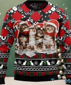 Cat Kitten Ugly Christmas Sweater