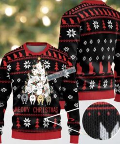 Cat Ugly Christmas Sweater For Holiday Fans Cat Ugly Christmas Sweater For Holiday Fans