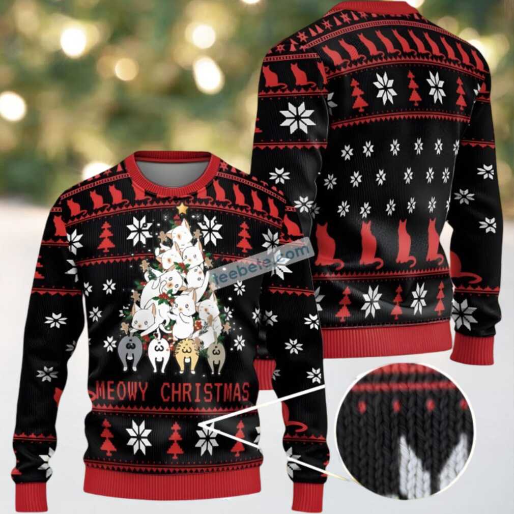 Cat Ugly Christmas Sweater For Holiday Fans Cat Ugly Christmas Sweater For Holiday Fans