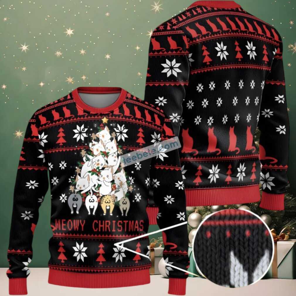 Cat Ugly Christmas Sweater For Holiday Fans Cat Ugly Christmas Sweater For Holiday Fans