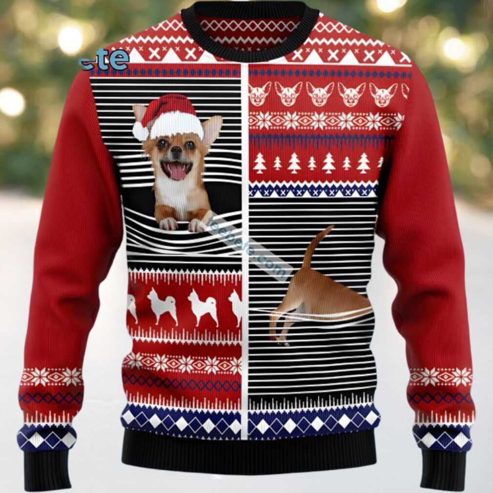 Chihuahua Dog Face Ugly Christmas Sweatshirt Womens Red, hoodie, sweater, long sleeve and tank top Chihuahua Dog Face Ugly Christmas Sweatshirt Womens Red