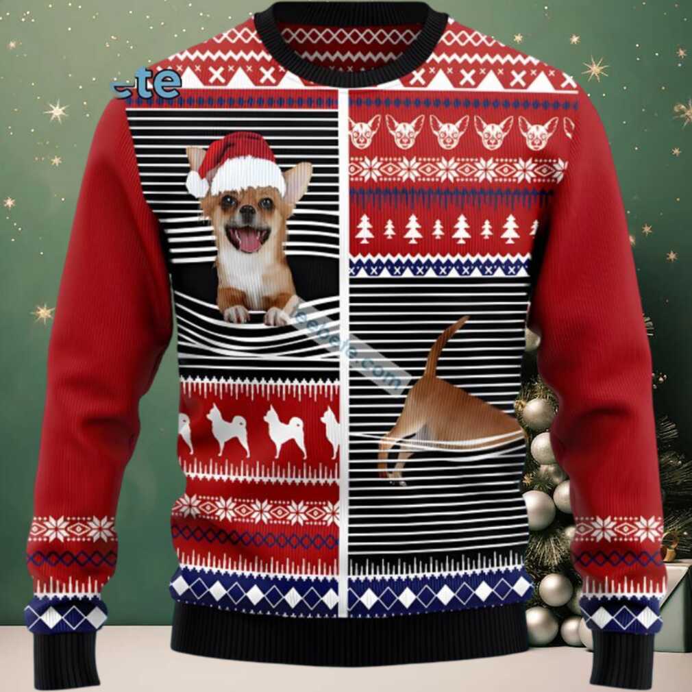 Chihuahua Dog Face Ugly Christmas Sweatshirt Womens Red, hoodie, sweater, long sleeve and tank top Chihuahua Dog Face Ugly Christmas Sweatshirt Womens Red