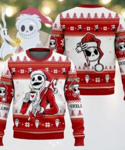 Christmas Jack Skellington Coffee Ugly Sweater