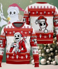 Christmas Jack Skellington Coffee Ugly Sweater