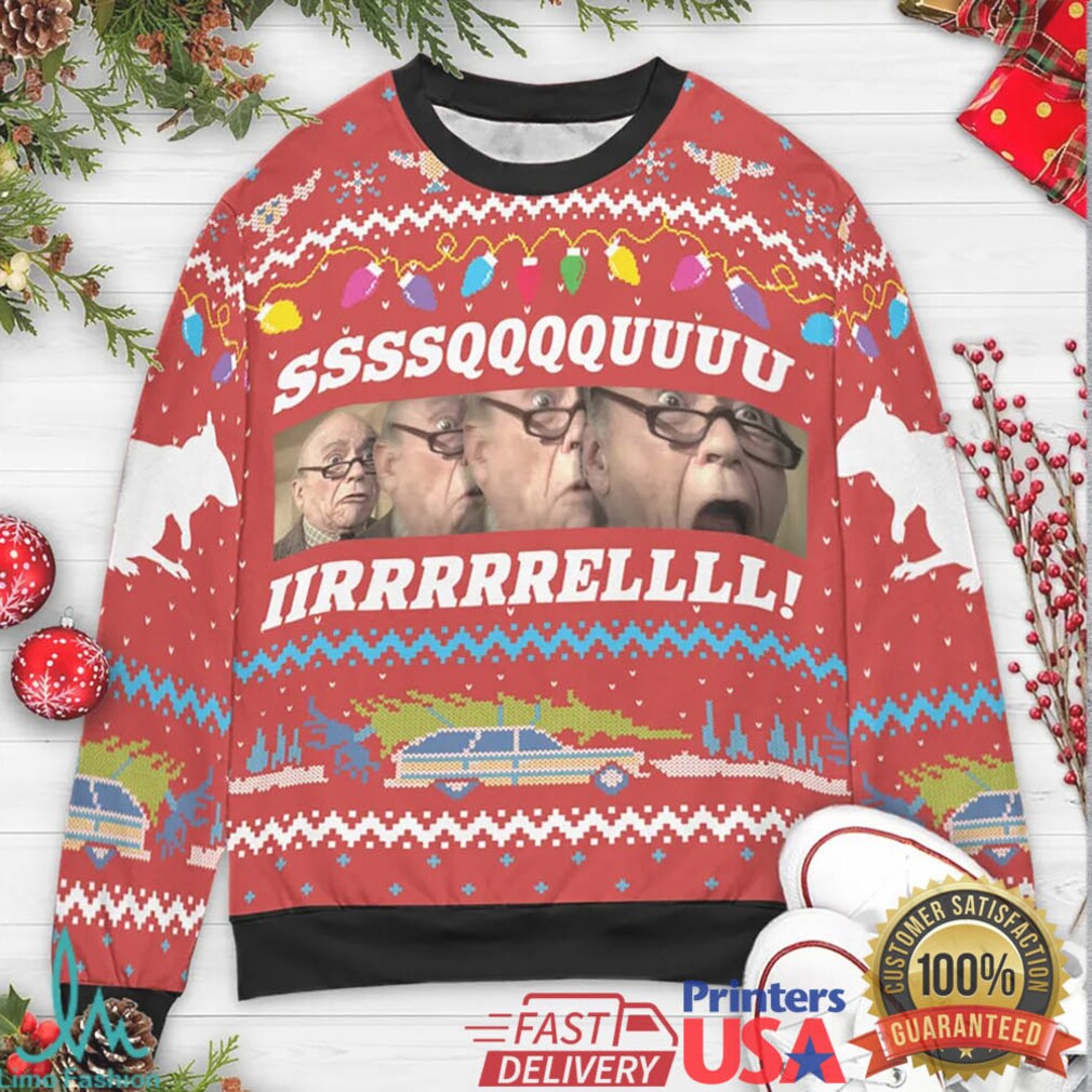 Christmas Vacation SQUIRREL Ugly Christmas Sweatshirt Christmas Vacation SQUIRREL Ugly Christmas Sweatshirt