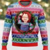 Buzz Your Girlfriend Woof Home Alone Ugly Sweater Black Funny Buzz Your Girlfriend Woof Home Alone Ugly Sweater Black Funny