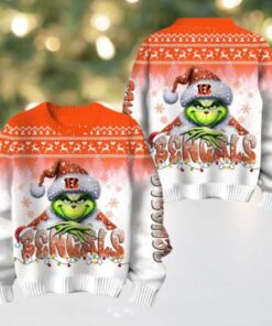 Cincinnati Bengals Grinch Stolen Christmas Sweater Cincinnati Bengals Grinch Stolen Christmas Sweater