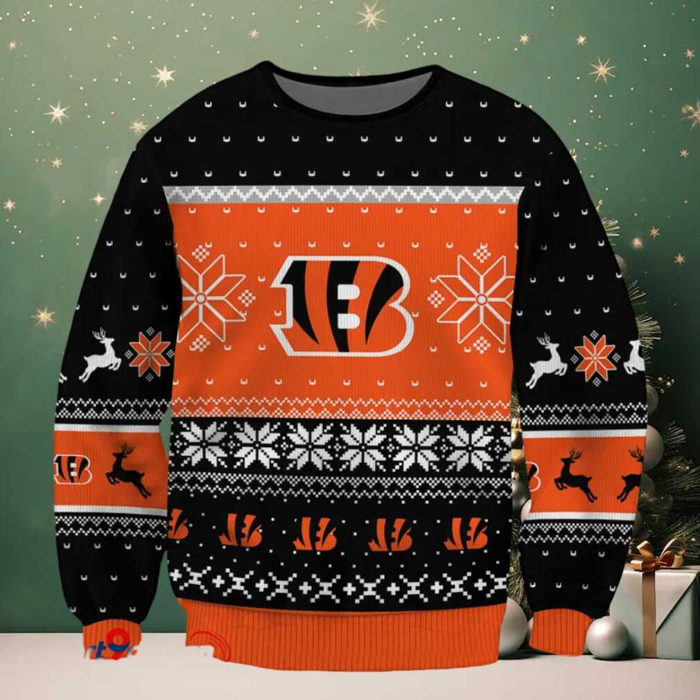 Cincinnati Bengals Ugly Christmas Sweater ANZBGSWT383 Cincinnati Bengals Ugly Christmas Sweater ANZBGSWT383