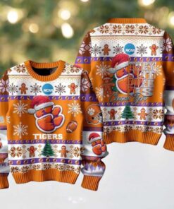 Clemson Tigers They Not Like Us Christmas Ugly Sweater