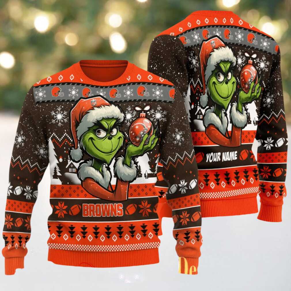 Cleveland Browns Ugly Christmas Sweater BGSWT419 Cleveland Browns Ugly Christmas Sweater BGSWT419