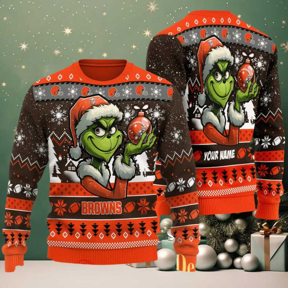 Cleveland Browns Ugly Christmas Sweater BGSWT419 Cleveland Browns Ugly Christmas Sweater BGSWT419