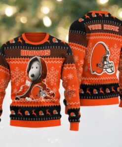Cleveland Browns Ugly Christmas Sweater BGSWT449 Cleveland Browns Ugly Christmas Sweater BGSWT449