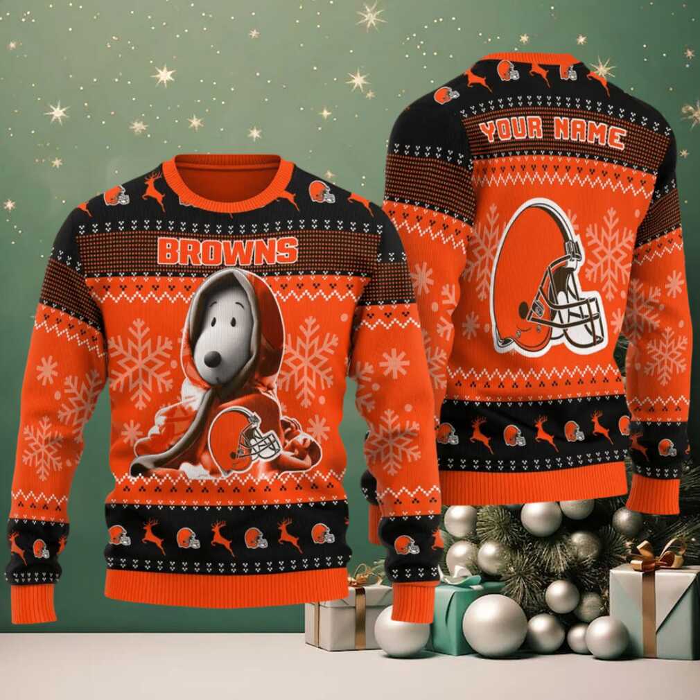 Cleveland Browns Ugly Christmas Sweater BGSWT449 Cleveland Browns Ugly Christmas Sweater BGSWT449