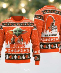 Cleveland Browns Ugly Christmas Sweater BGSWT644 Cleveland Browns Ugly Christmas Sweater BGSWT644