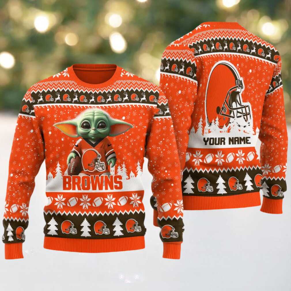 Cleveland Browns Ugly Christmas Sweater BGSWT644 Cleveland Browns Ugly Christmas Sweater BGSWT644